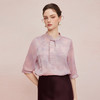 QF254斯尔丽25新款提花加水墨晕染工艺改良国风清凉薄纱袖宽松显瘦上衣 商品缩略图5