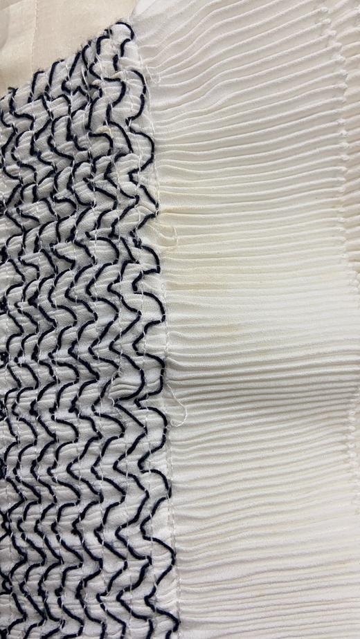 888736482099  汤丽柏琦Tory Burch Tory Burch女款荷叶边拼接混亚麻无袖连衣裙 商品图7