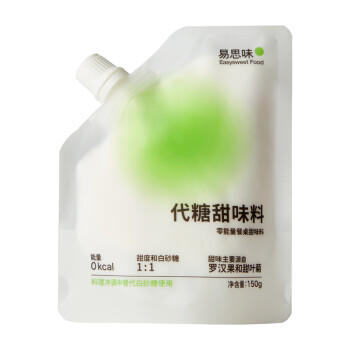 易思味零卡糖150g代糖调味品0脂0卡赤藓糖醇代替白糖木糖醇烘焙料理 /粮油调味 /调味品 /糖 商品图1