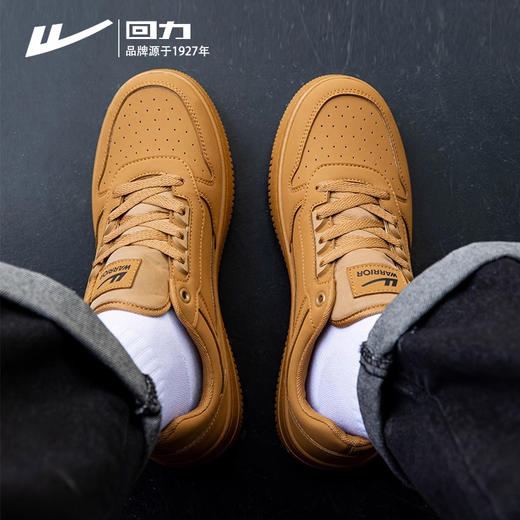 回力男鞋厚底板鞋2023新款秋冬季复古鞋子男款休闲鞋情侣运动鞋 商品图2