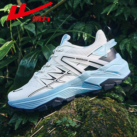 回力登山鞋男鞋春季新款户外透气轻便徒步鞋子软底减震跑步运动鞋 商品图0