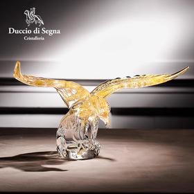 SEGNA大展宏图开业水晶工艺品艺术摆件乔迁礼品老鹰展翅客厅雄鹰展翅摆件55cm