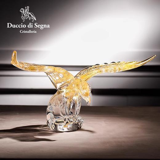 SEGNA大展宏图开业水晶工艺品艺术摆件乔迁礼品老鹰展翅客厅雄鹰展翅摆件55cm 商品图0