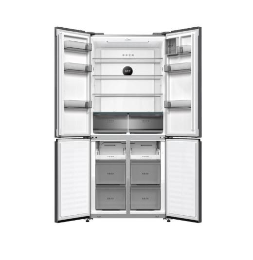 美菱 冰箱 BCD-513WP9B 513升 十字四门 风冷 变频 一级能效 玻璃面板 嵌入式 电脑控温 63.5cm超薄机身 商品图3