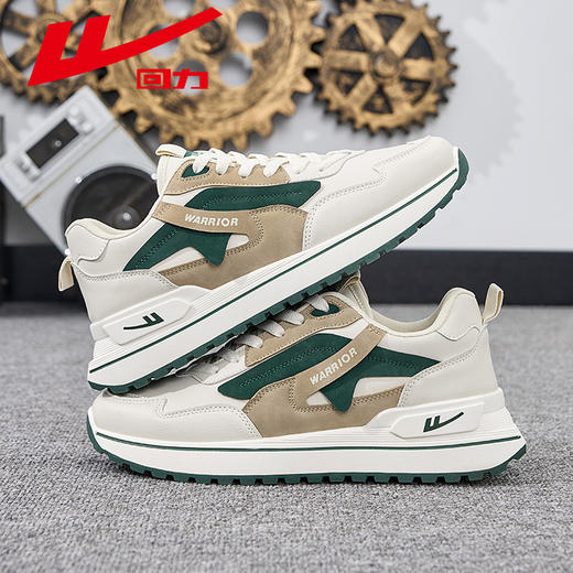 回力运动休闲鞋男鞋2025春季新款男士舒适软底皮面减震时尚潮流鞋 商品图2