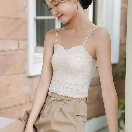 「K」洛诗琳43953气质简约美背2025夏季新款一体式美背内衣1093 商品图3