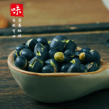 野三坡炒熟黑豆1斤罐装 即食盐炒原味香酥脆豆干炒下酒菜零食品炒货 /粮油调味 /杂粮 /杂豆类 商品图0