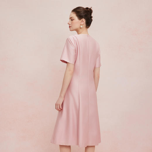 QF879斯尔丽25新款法式优雅丝毛轻礼服宴会着装华丽精致绣珠A摆连衣裙 商品图1