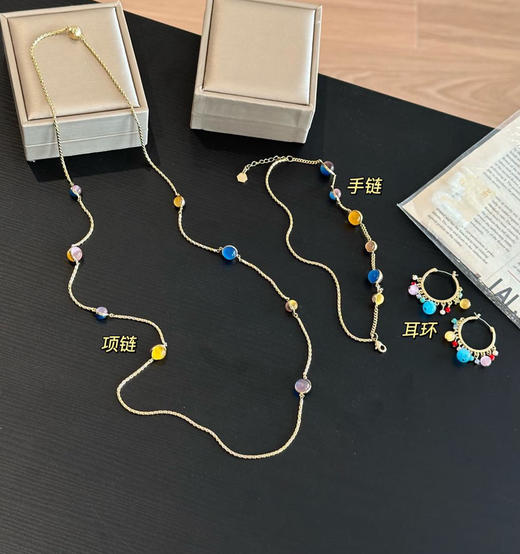 原单HEYU ISLAND甜蜜糖果系项链&手链&耳环三件套050608 商品图5