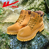 回力女鞋马丁靴早春季2025新款英伦风工装鞋中高帮户外女鞋大黄靴 商品缩略图2