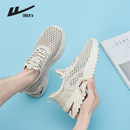 回力网鞋男鞋2025新款夏季男士网面透气休闲缓震运动鞋男款溯溪鞋 商品图4