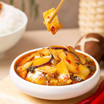 饭扫光 下饭菜 280g*6瓶 拌饭拌面调味品 榨菜咸菜泡菜 香菌竹笋 /粮油调味 /调味品 /榨菜/酱腌菜 商品图5