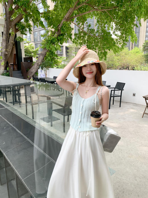 【129元任选2件】现货！系扣针织吊带背心 商品图5