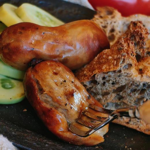 [屁侠推荐]头厨黑猪肉爆汁烤肠 黑胡椒味爆汁好肉肠精选肉0添加醇香烤肠脆香 商品图0