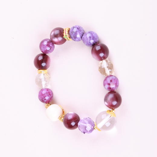 【紫福】紫发晶手串ZX2504208 商品图1