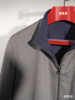 Olmetex 藏蓝&灰色双面飞行员夹克 商品缩略图7