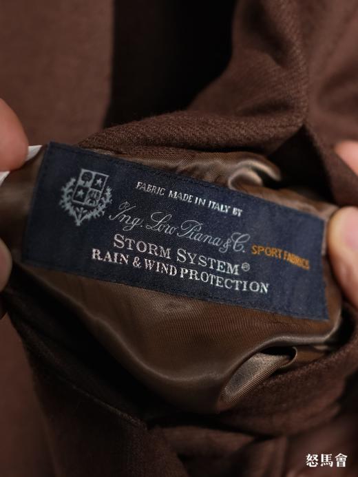 Loro Piana Storm System® 棕色双面飞行员夹克 商品图3