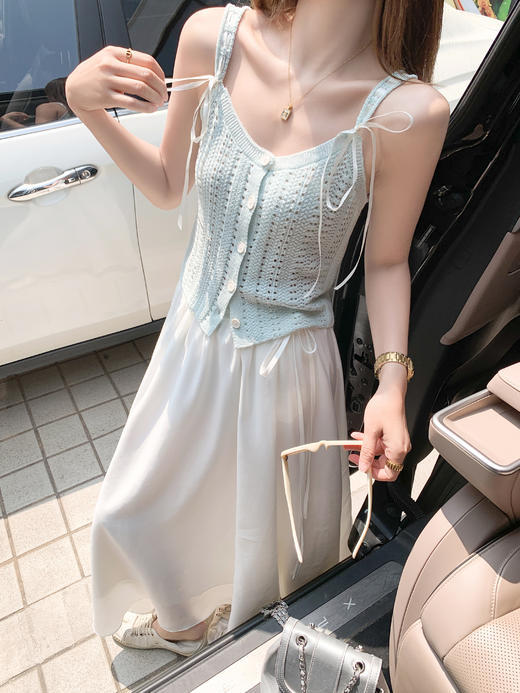 【129元任选2件】现货！系扣针织吊带背心 商品图9