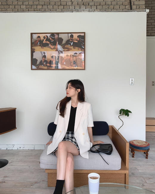 金蘑菇菇 悸动西装组 私服西装+ 人鱼裙 商品图2