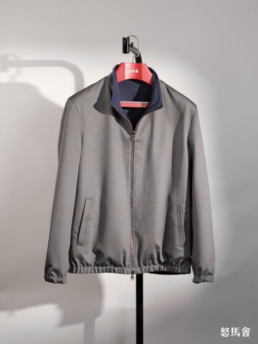 Olmetex 藏蓝&灰色双面飞行员夹克 商品图4