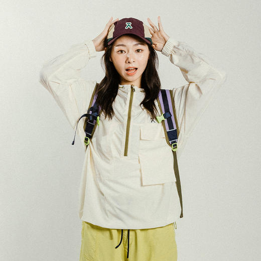 【出游季特惠】ACMEITEM爱棵米户外防晒外套防泼水凉感宽松休闲上衣女士GAG2760881C 商品图3