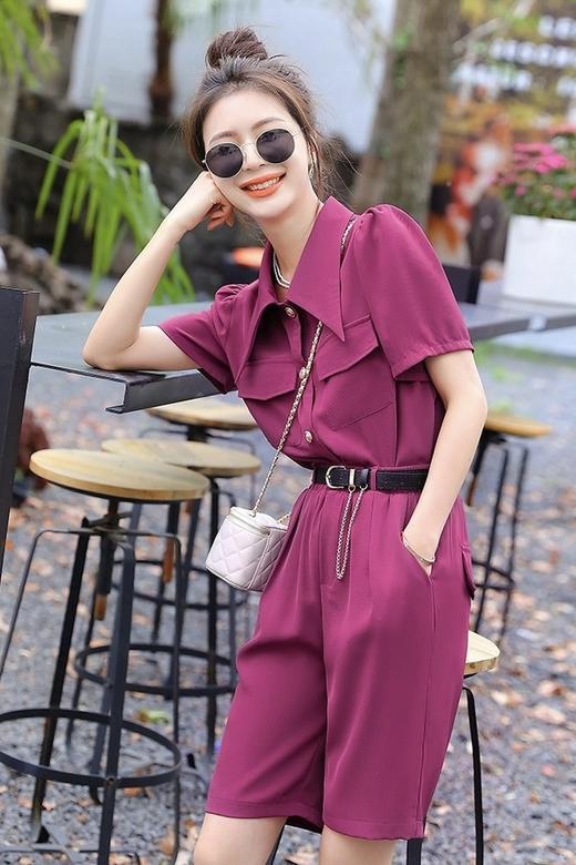 amadella 火龙果色工装衬衣短裤套装 18295 商品图2