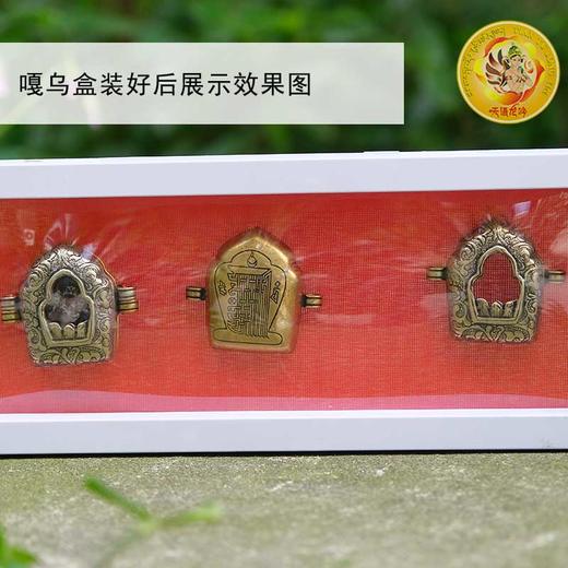 新品藏式纯铜雕花佛龕嘎乌盒做旧工艺 商品图4