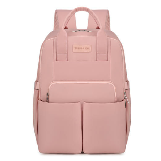 【实用空间，功能多样，妈妈的百宝箱】多功能时尚妈咪包 亲子出行大容量收纳双肩包 内置保温仓 干湿分离袋-QQ 商品图4