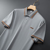 【双股丝光棉】【DPF】大依优型大码短袖POLO衫莱赛尔棉半袖t恤男士加大码夏装保罗上衣肥佬商务休闲 商品缩略图6