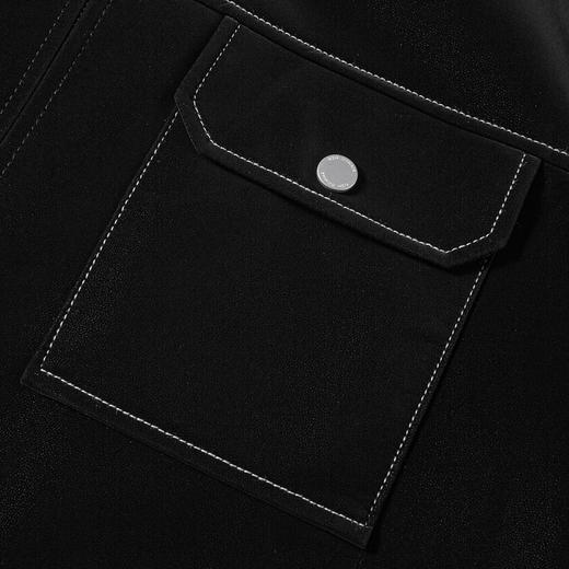 GXG男装 黑色经典翻领皮衣 冬季热卖皮衣GEX11228504 商品图3