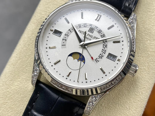 NOOB official➕ 百达翡丽 古典超级复杂多功能5496R万年历系列腕表，儒雅而至！1⃣️【精彩细节与优点】此腕表尺寸40mm合理的尺寸和表耳设计又能让它适合大众人士配戴❕❕❕ 商品图9