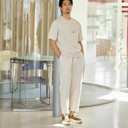 为夏季而生男士高端棉麻裤松紧腰小哈伦裤 商品图0