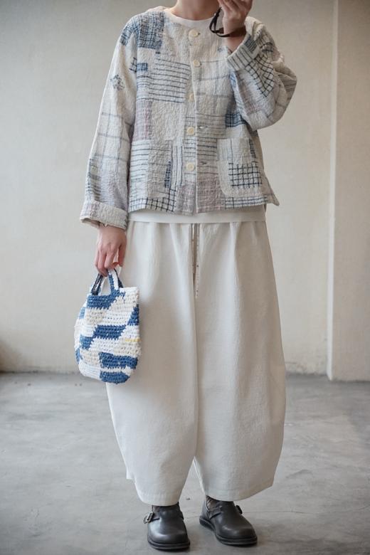 MAKU textiles｜棉质刺绣拼布夹克短外套 商品图4