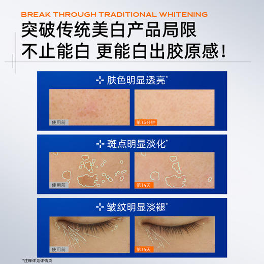 C咖专研耀白光感淡斑精华霜5g*15罐（5g×15罐 送美白小罐膜5罐+美白次抛5支*2+面膜刷*1+vc喷雾80ml*1） 商品图5