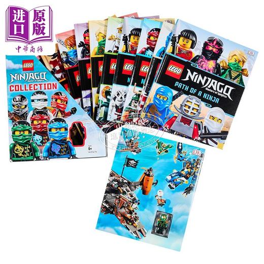 预售 【中商原版】Lego Ninjago Masters of Spinjitzu Collection 10 books 乐高忍者人物设定全解10册 英文原版进口故事图画书 商品图1