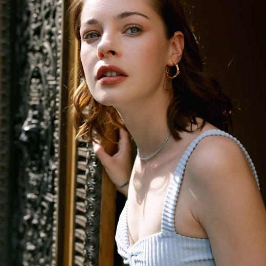 【蔡文静于文文同款】alodia.co 品牌直发 熔岩耳环 复古肌理感大圈hoop百搭量感存在感 商品图8