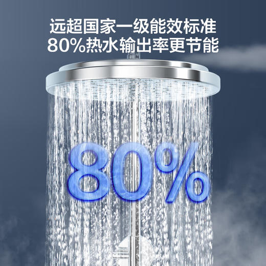 海尔（Haier）【H2双胆】80升电热水器 3300W 双镁棒 终身免更换 纤薄 水量可视 一级能效 ES80HD-H201U1 * 商品图4