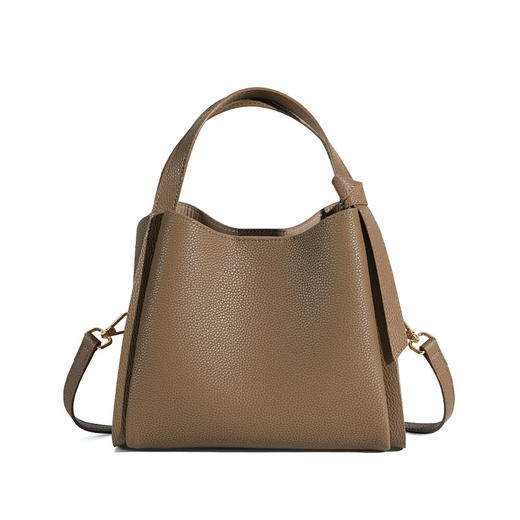 【预售3天】女士百搭时尚大容量手提包新款高级感菜篮子斜挎水桶包DD9605 商品图7