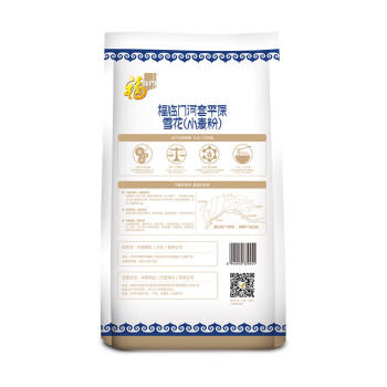 福临门河套平原雪花小麦粉5斤  中筋面粉 /粮油调味 /面粉 /通用粉 商品图4