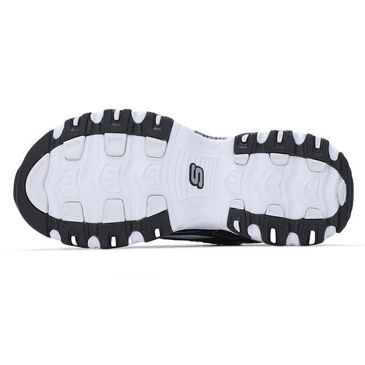 斯凯奇D'LITES 1.0时尚绑带运动鞋/熊猫鞋 男款黑白色 商品图5