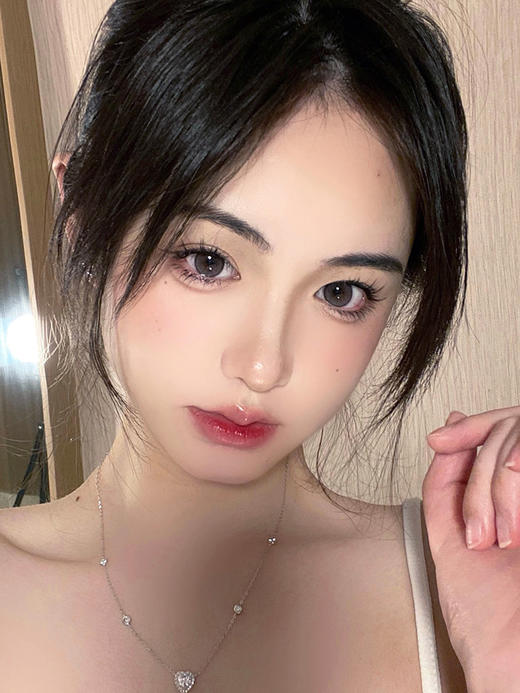 Kira Fairy半年抛 · 玻色因&胡麻黑子 ｜14.2mm白狮参考着色中等直径  韩产半年抛2片 商品图10