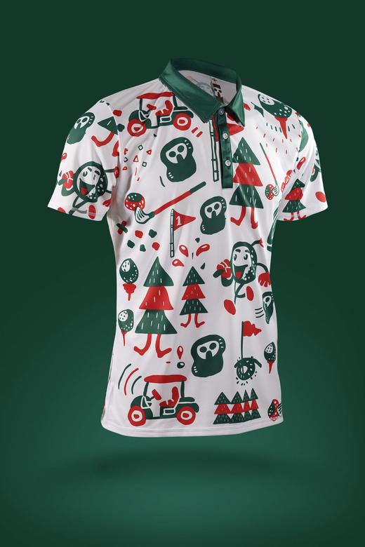 严素特别定制 快乐高尔夫 快干POLO衫 轻量透气快干速干短袖POLO 商品图0