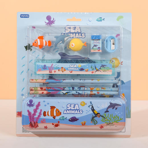 【六一儿童节好物！小朋友都喜欢的文具套装】礼物小学生学习用品各种图案可选卡通文具套装。ry 商品图5