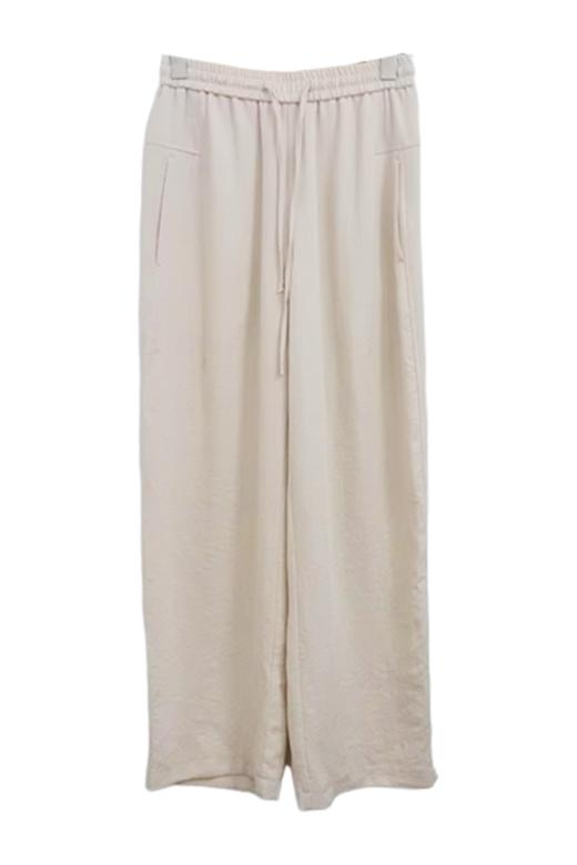 VIVIAN LIU V2535009 25新款松紧带抽绳斜插口袋显瘦直筒宽松长裤 商品图5