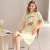 芬腾新款女士睡裙夏季薄款短袖睡衣裙少女卡通宽松透气家居服短裙 商品缩略图3