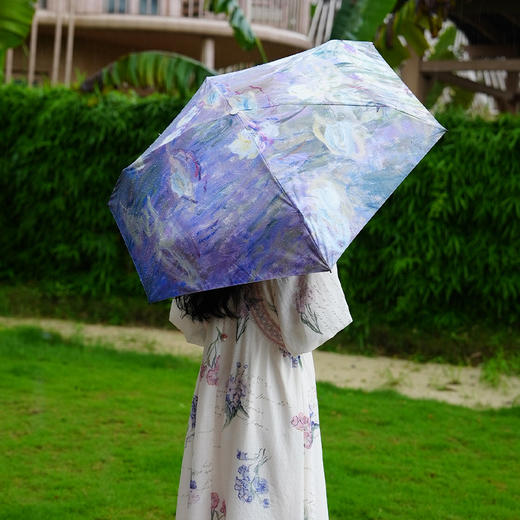 两三事2025全新定制梵高/莫奈晴雨伞【5折款超轻便】UPF50+ UVA90%抵御紫外线 商品图6