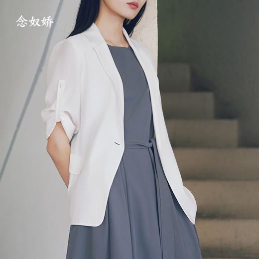 【商场同款】CNX5570 “ 轻职场西装” 轻薄透气 堆叠造型袖 好穿好搭配 商品图2
