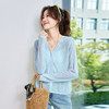 CC-SD7056冰丝防晒针织开衫女夏季2025新款休闲薄款长袖空调罩衫外搭女装 商品缩略图3