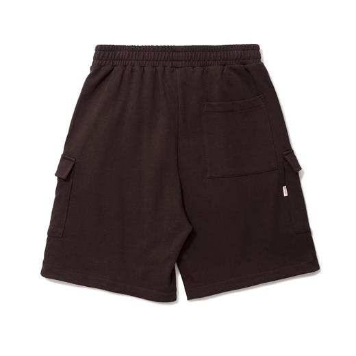 U17 弹力腰围侧贴袋短裤 咖啡色 商品图1