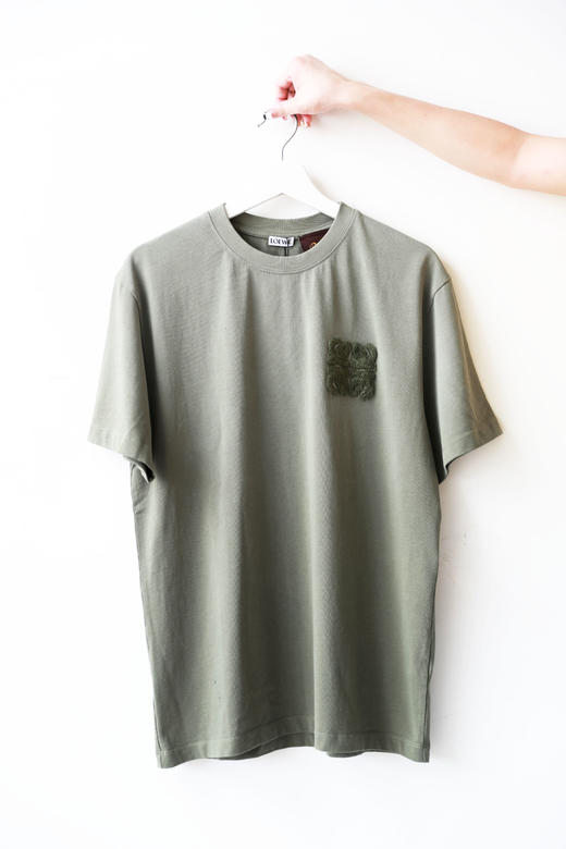 口袋tee+基础tee，2款一起。胸口刺绣水洗圆领全棉短袖t恤C050768 商品图7